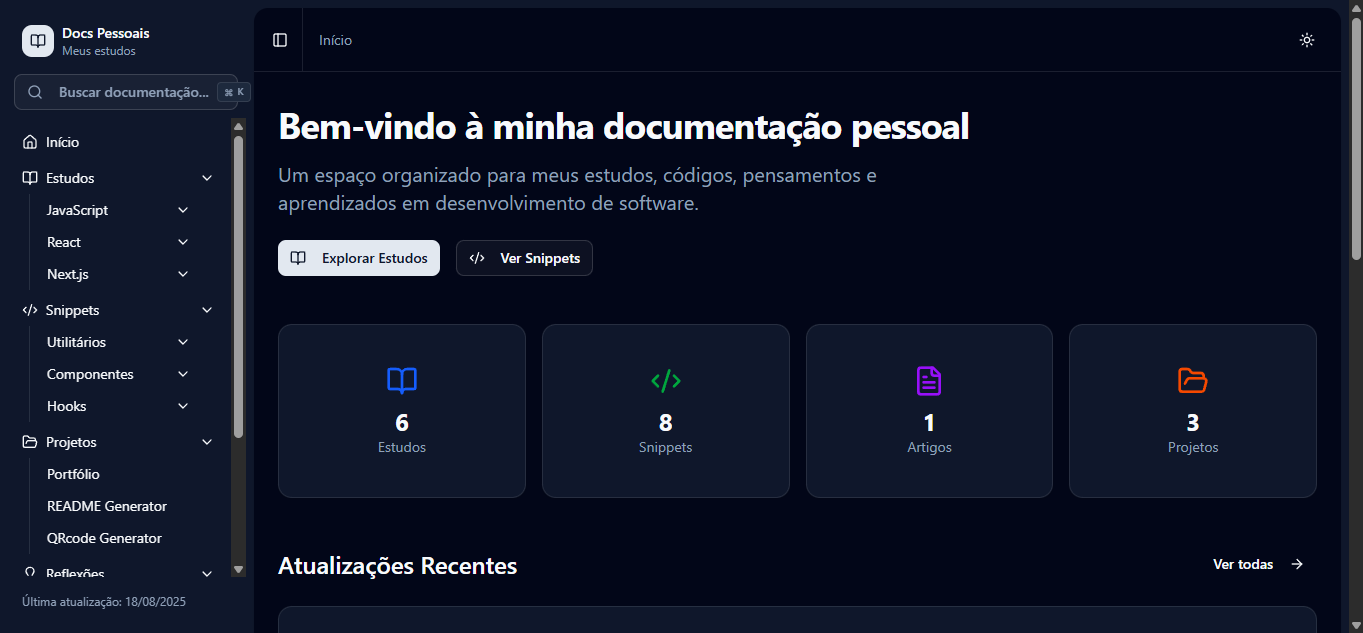 Documentação Pessoal